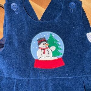 Florence Eiseman • Snowman • Velvet Overall